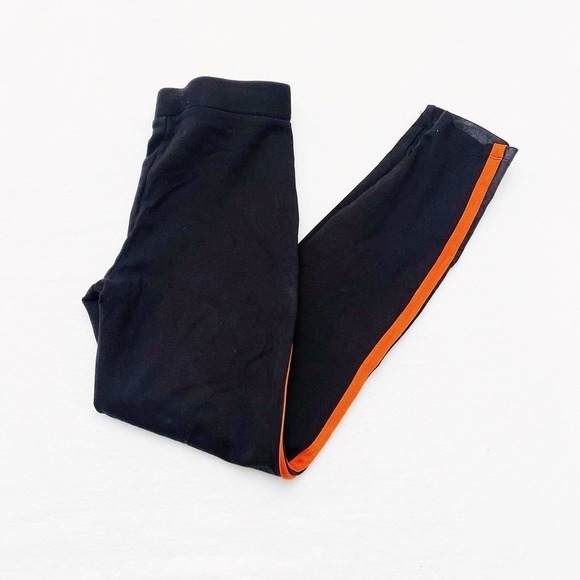 Highline Collective Orange Striped Black Legging Pants SZ XS - Picture 3 of 5